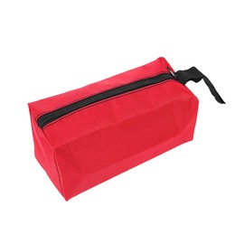 Tools Holder Pouch POWERTOOL Zip Tools Organizer Pocket Multi-Purpose Oxford Canvas Zipper Tool Bag for Screwdriver,Wrench,Pliers and Other Tools (S, Red)