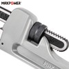 MAXPOWER 30-inch Pipe Wrench, Aluminum Straight Plumbing Wrench Heavy Duty