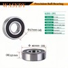 Wasydy Precision Ball Bearing Replacement for Pentair Whisperflo Pool Pump,