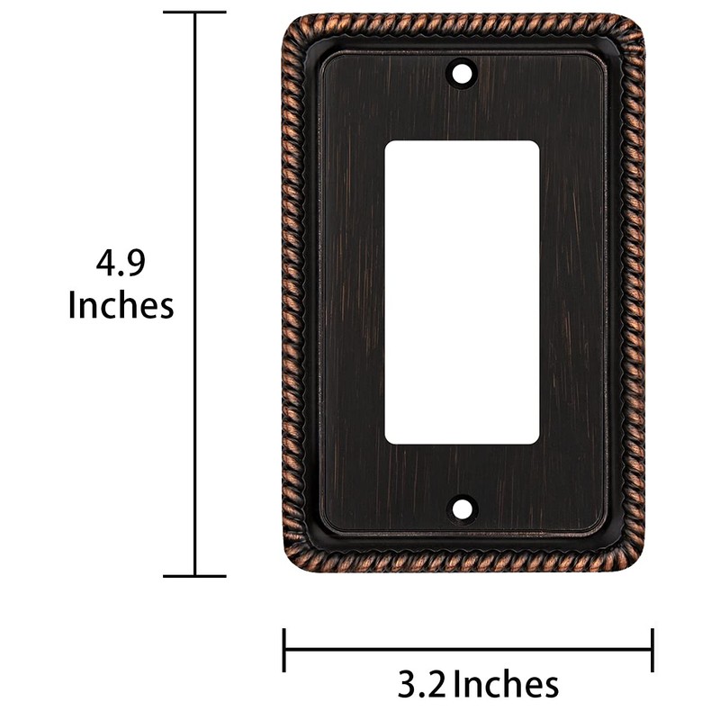 Henne Bery Rope Edge Decorative Wall Plate Switch Plate Outlet