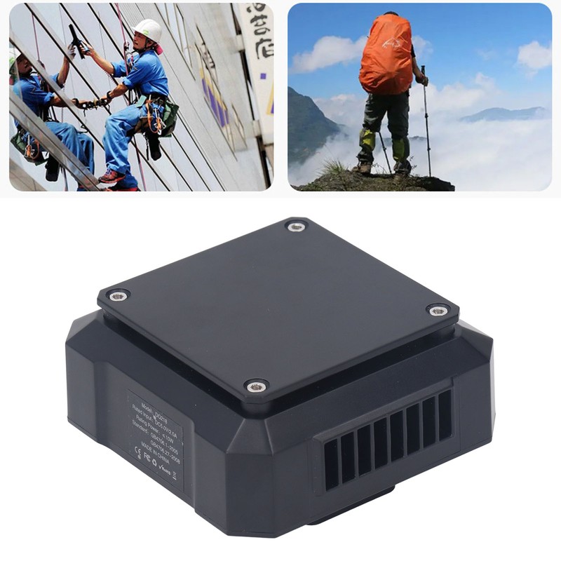 Waist Clip Fans Mini USB Rechargeable 4000mAh Battery Strong Wind