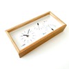 KATOMOKU Thermo Clock Oak km-152OA Wooden Watch Thermo Hygrometer, Dual