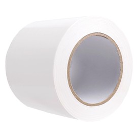 Autrends Vapor Barrier Tape, 7 Mil Polyethylene Tape Sealing Moisture Barrier Seam, Seal Tape for Crawl Space, Underlayment, Marine Use, White Insulation Tape, Waterproof, 4 Inch, 200 Foot Roll