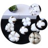 CHILDWEET Christmas Tree Decorations 10pcs DIY Cotton Ball Ornaments Soft