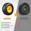 16x6.50-8 Tubeless Tire and Wheel, 16x6.5-8" Lawn Mower Tires, 3/4"