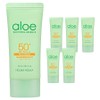 Holika Holika Aloe Waterproof Sun Cream SPF50+ PA++++, 70ml, 6 pieces / 홀리카홀리카 알로에 워터프루프 선크림 SPF50+ PA++++, 70ml, 6개