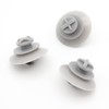 VVO Fasteners Plastic Side Body Moulding Strip Trim Clip, Grey