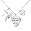 JoycuFF Memorial Necklace for Loss of Daughter Remembrance Jewelry In