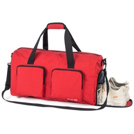 Travel Bag Overnight Bag Duffle Weekend Bag for Men,Women Travel Gym Bag with Shoe Compartment (Blue, 30L)