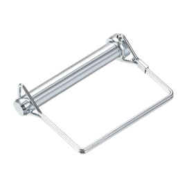 sourcing map 1Pcs 1/2" Dia Trailer Coupler Pin, 3-15/16" Long Coupler Pin Shaft Locking Pin, Square Pto Pin for Farm Trailers Wagons Lawn Hitches and Garden