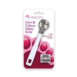 CARNATION Corn & Callous Safety Remover for immediate Removal of Corns and Hard Skin.