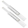 16mm Mini Aluminum Alloy Smooth Slideway for Drawer Cabinet 2pcs/