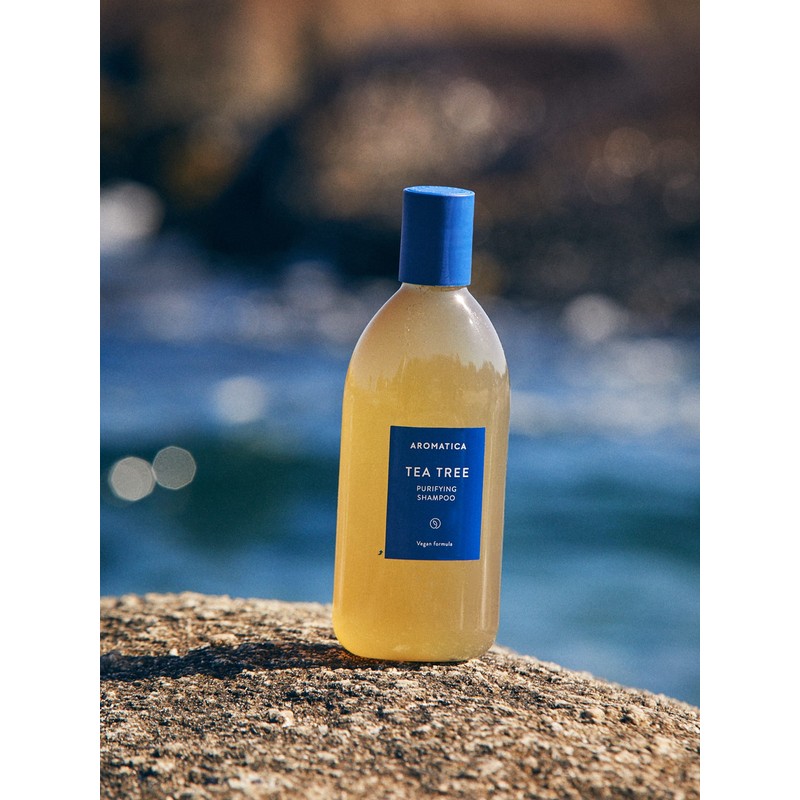 Aromatica Tea Tree Purifying Shampoo 400ml – Korean Anti-Dandruff Oily