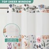 Shellspace No Hook 3 in 1 Shower Curtain with Snap