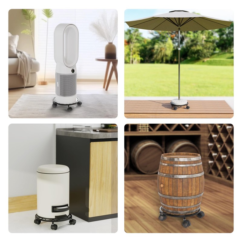 Chinpakden 10.24" Plant Stand with Wheels - 1 Pack Plant