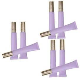 9 Pcs Frosted Eye Cream Bottle Essential Oils Travel Containers for Toiletries Essential Oil Container Essential Oil Tube Eye Cream Dispenser Empty Tube Cream Tube Purple Pe，pp Healeved