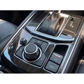 ZUNEIGUNG Mazda CX-5 KF Series Shift Panel Cover Garnish Console Switch Panel Cover Interior Accessory Garnish Interior Panel Fits New MAZDA CX5 Design Interior Parts Accessories ABS Resin 2 Pieces