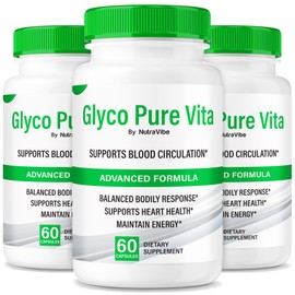 (3 Pack) Glyco Pure Vita – Premium Formula Support with Naturally Derived Ingredients to Help Maintain Energy, Balanced Levels, and a Healthy Circulation— Just 2 Easy-to-Take Pills (180 Capsules)