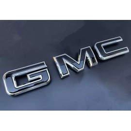 GMC NEW Front Grille Emblem Chrome Fit For 2019 - 2024 GMC Sierra 1500 2500HD 3500HD