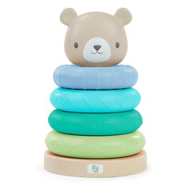 Ingenuity Juguete Didáctico con 4 Aros Apilables de Oso