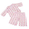FRILLY LILY Pyjamas in Pink Flower fabric for Baby Dolls