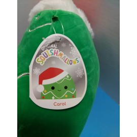 Squishmallows Squishmallow 8" Carol the Christmas Tree Santa hat lights green Holiday 2021 NEW