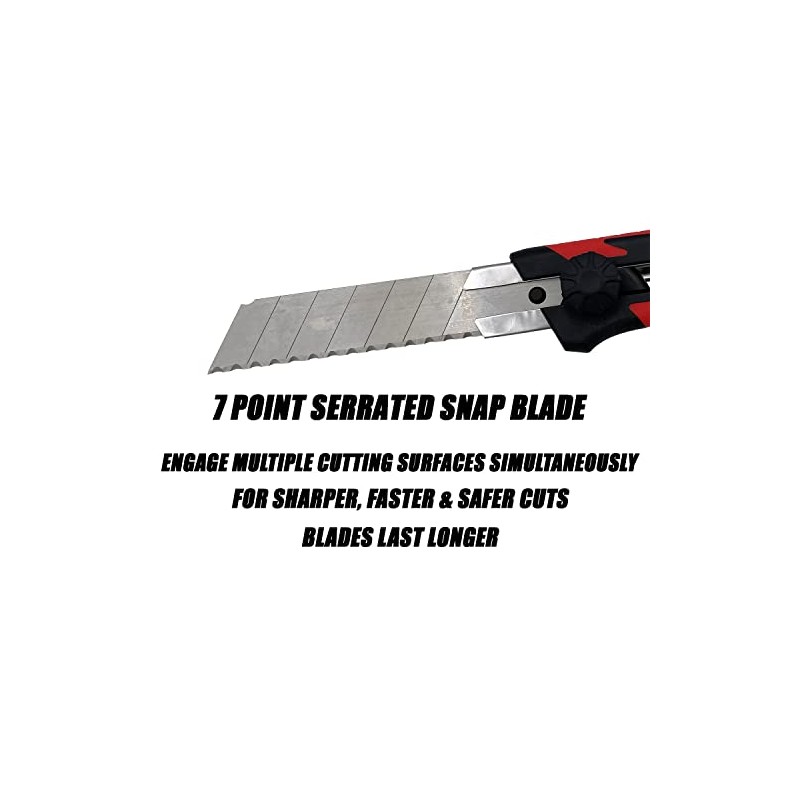 Rapid Tools RT00047 25mm Serrated Snap off Blades 10 Blades