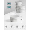 LE TAUCI Ramekins with Lids, 4 OZ Ramekins Oven Safe,