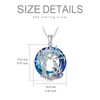 TOUPOP Wolf Necklace for Women 925 Sterling Silver Tree of