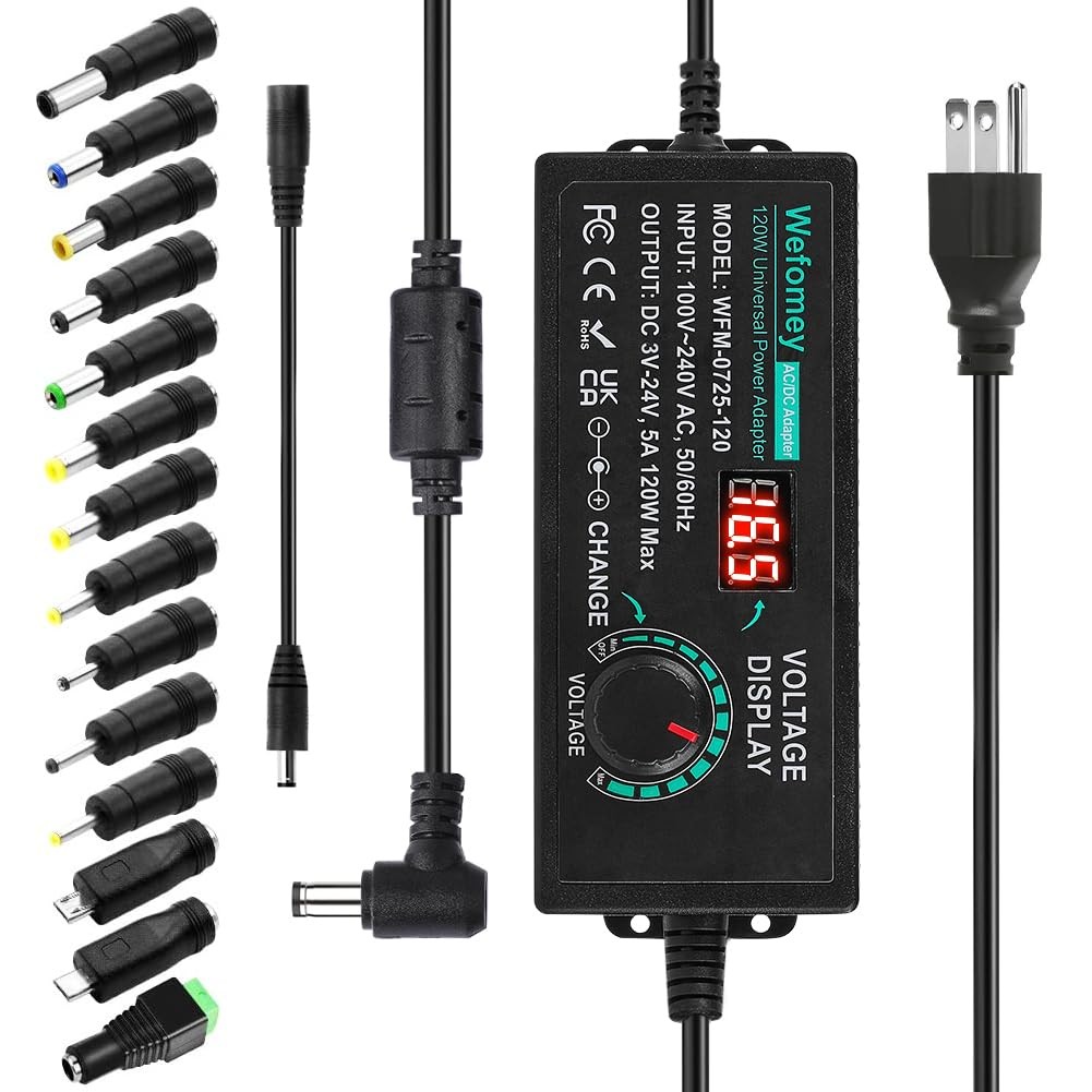 NVVV EDR-120-24 120W 24VDC 5 Amp AC/DC Industrial DIN Rail Power Supply