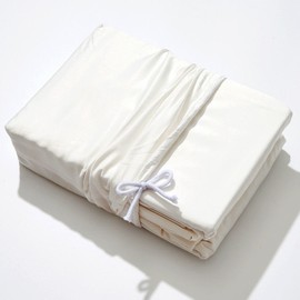 Life Basics by Nourished Life Eco Bamboo Sheet & Pillow Set - White, Single