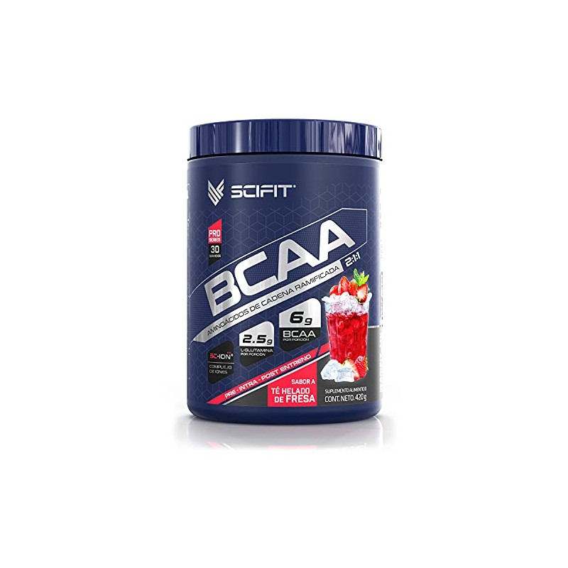 Scifit | Aminoácidos BCAA | 6 g de BCAA 2:1:1