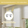 2 PCS Replacement Brackets for Cordless Blinds Mounting Bracket with