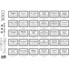 LALABEL Spice Labels Classical Design Basic Spices 30 Pieces