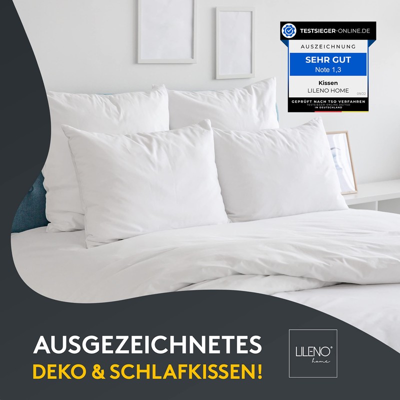 LILENO HOME Microfibre Cushion 30 x 50 cm [Set of