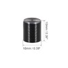 sourcing map 5 x Aluminium Volume Control Potentiometer Knurled Shaft