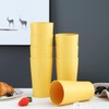 Plastic Cups, Pack of 8, Coffee Cups, 450 ml, Unbreakable