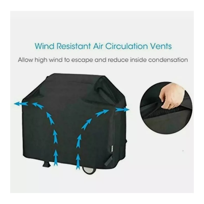 Unicook Grill Cover 55 Inch Outdoor Heavy Duty Waterproof Gas