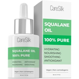 Aceite De Escualano Para La Cara - Hidratante De Escualano Orgánico 100% Puro - Aceite Facial Natural Vegano - Aceite Facial Hidratante Nutritivo - Vegano - No Comedogénico