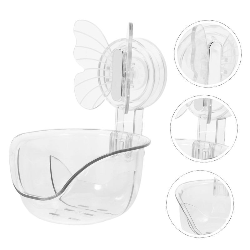 FOMIYES 2pcs Bathroom Makeup Organizers Compact Powder Puff Holder Case