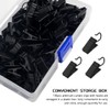 WMYCONGCONG 100 PCS Curtain Clips with Hooks, Small Heavy-Duty Hook