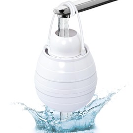 Bathtub Faucet Water Filter – 10-Stage Premium Filtration System, 5000 Gallon Capacity, Softens Hard Water, Removes Chlorine & Fluoride – Skin & Hair Protection Filter (White)