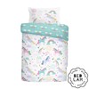 Bedlam Rainbow Unicorn-Duvet Cover Set, Multicolour, 2 pcs, Single