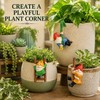 3-Piece Hanging Garden Gnome Set for Flower Pots – Mini
