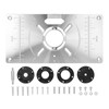Router Table Insert Plate Aluminum Trimming Machine Engraving Flip Board