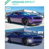 PWOBVZ Dynamic White Side Marker Lights for Dodge Challenger 2015-2023,
