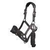 LeMieux Vogue Fleece Headcollar - Halter & Leadrope (Black -