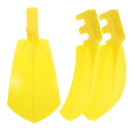VICASKY 3pcs Baby Trap Claws Game Machine Parts Adult Claw Machine Vending Machine Candy Game Console Accessories Crane Machine Claw Machine Claws Vending Machine Toys Plastic Yellow