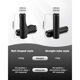 ROCKBROS Ergonomic Design Mountain Bike Grips,Double Lock-on and Non-Slip Bike Grips,Cushioned Comfortable Bicycle Handlebars Grips,for Commuting.