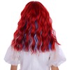 Edivd Girls Red White and Blue Wig Kids Short 4th